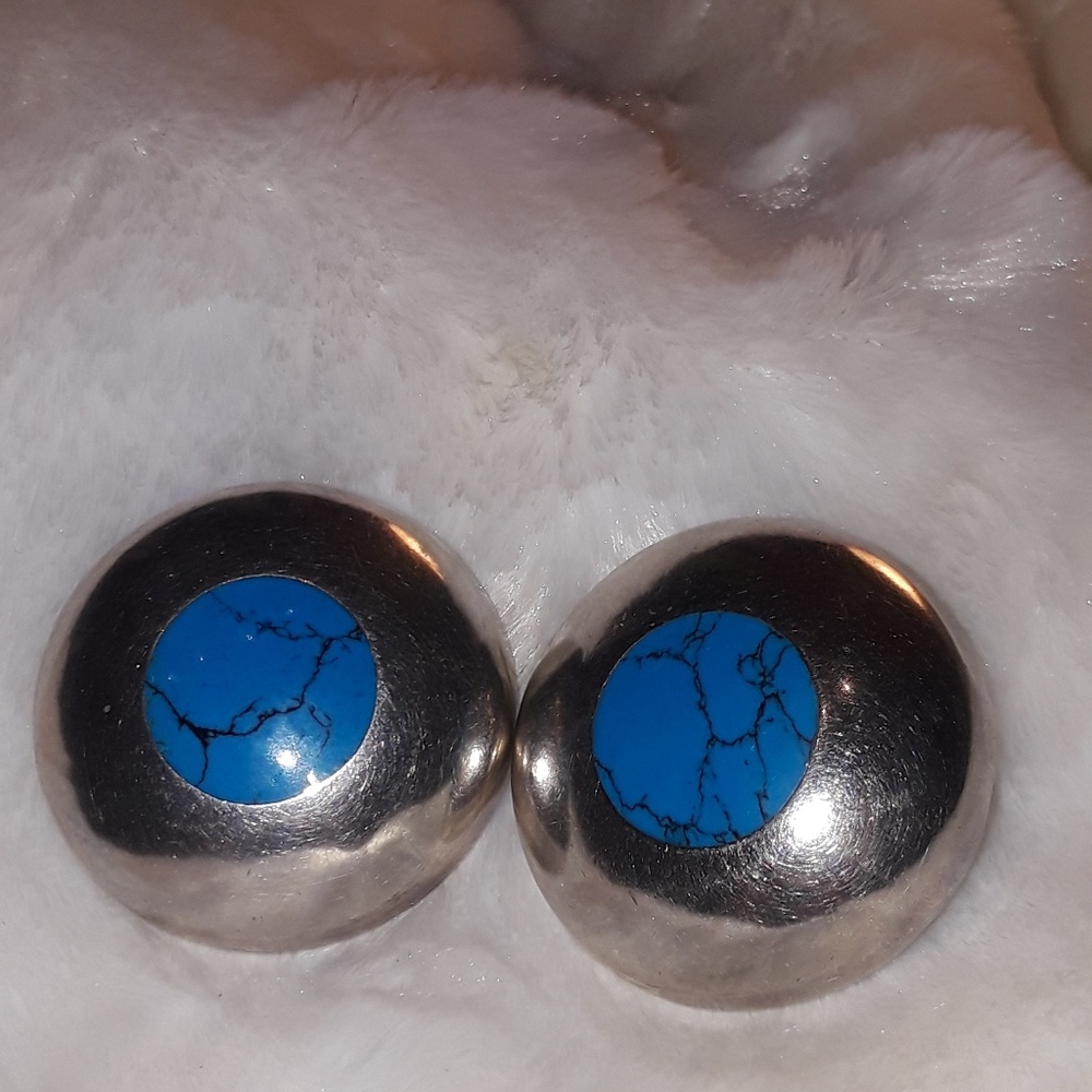 Ladies clip on Sterling silver Earrings